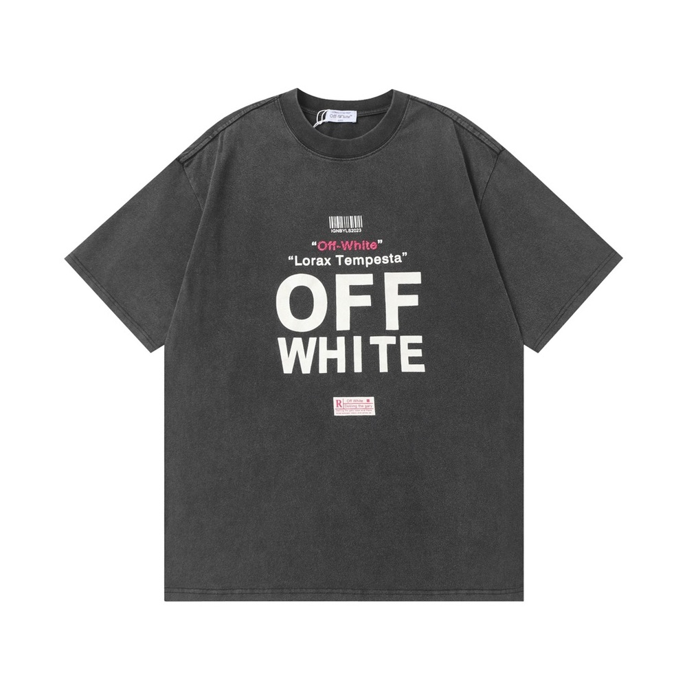 Off-White Men's Black T-Shirt